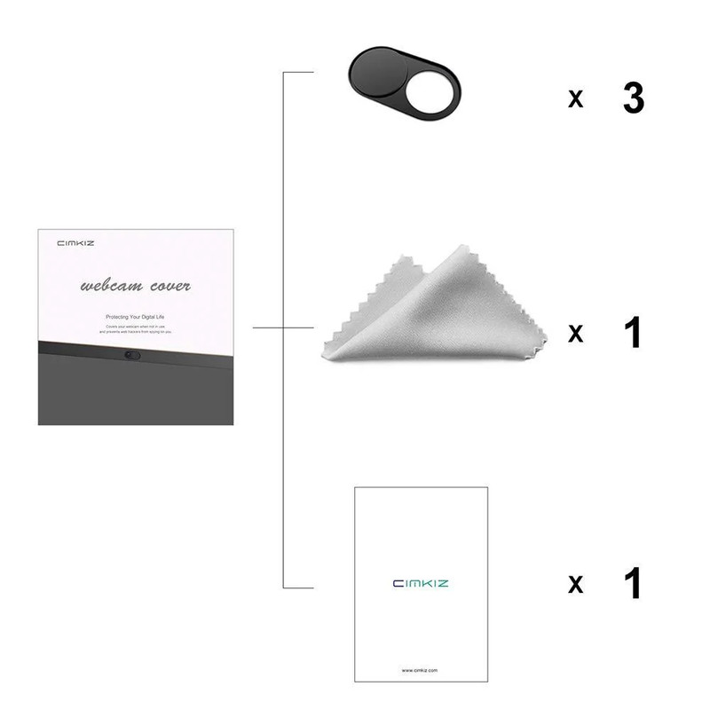 Cimkiz Webcam Cover - أكسسوار كاميرا